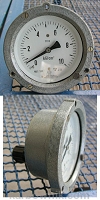Manometr 10kg/cm gwint M20x1.5 moc kołnierz