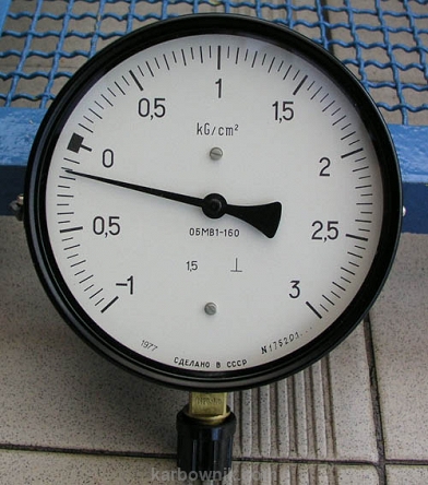 Wakumetr/Manometr -1 do 3 kg/cm gwint M20x1.5