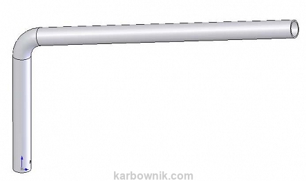 10,6 Wysięgnik rurowy oświetleniowy fi 50 50x100